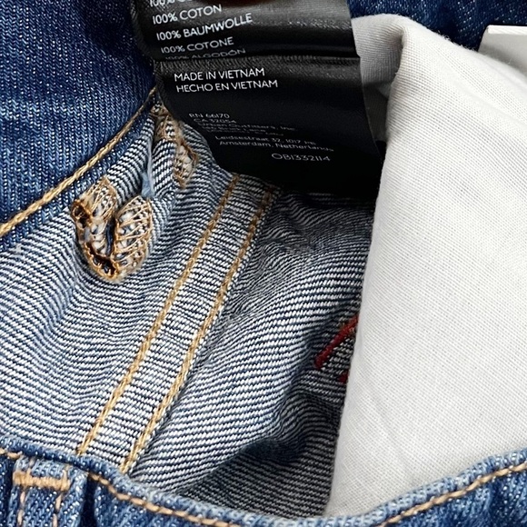 NWT Urban Outfitters BDG Dropped Straight High Waisted Dark Wash Jeans - Picture 11 of 11